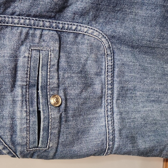 Banana Republic Denim Blue Skirt - Picture 2 of 4